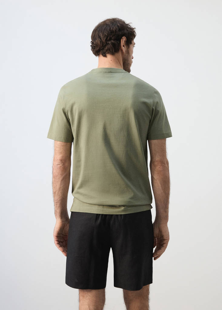 Slim fit T-shirt 180gsm — Khaki