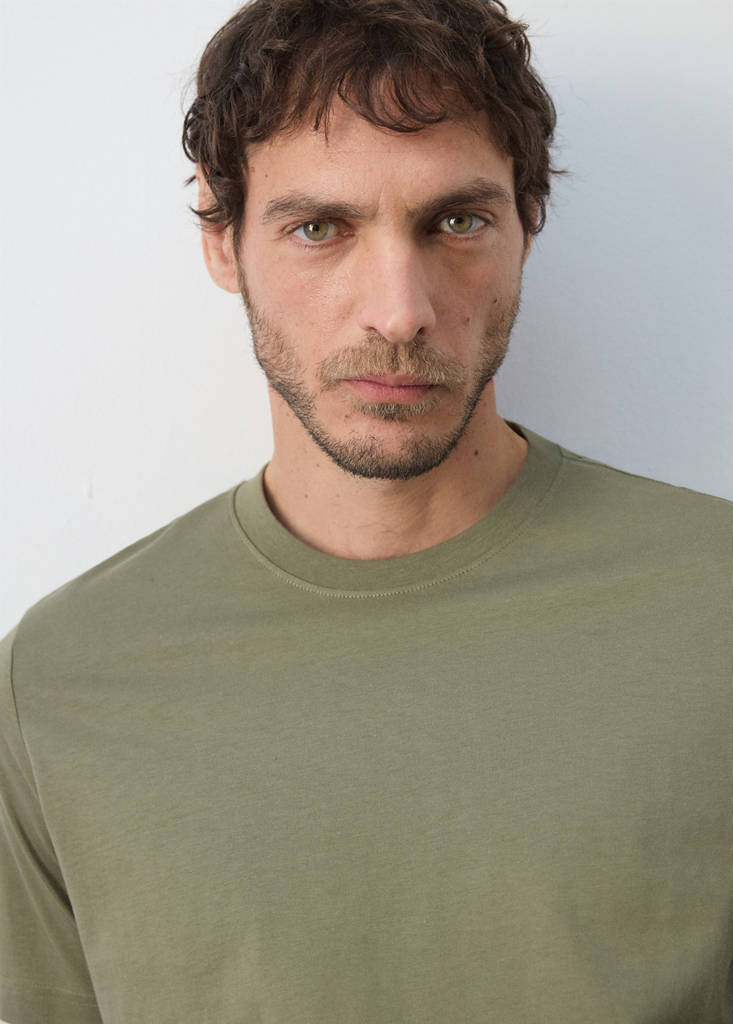 Slim fit T-shirt 180gsm — Khaki