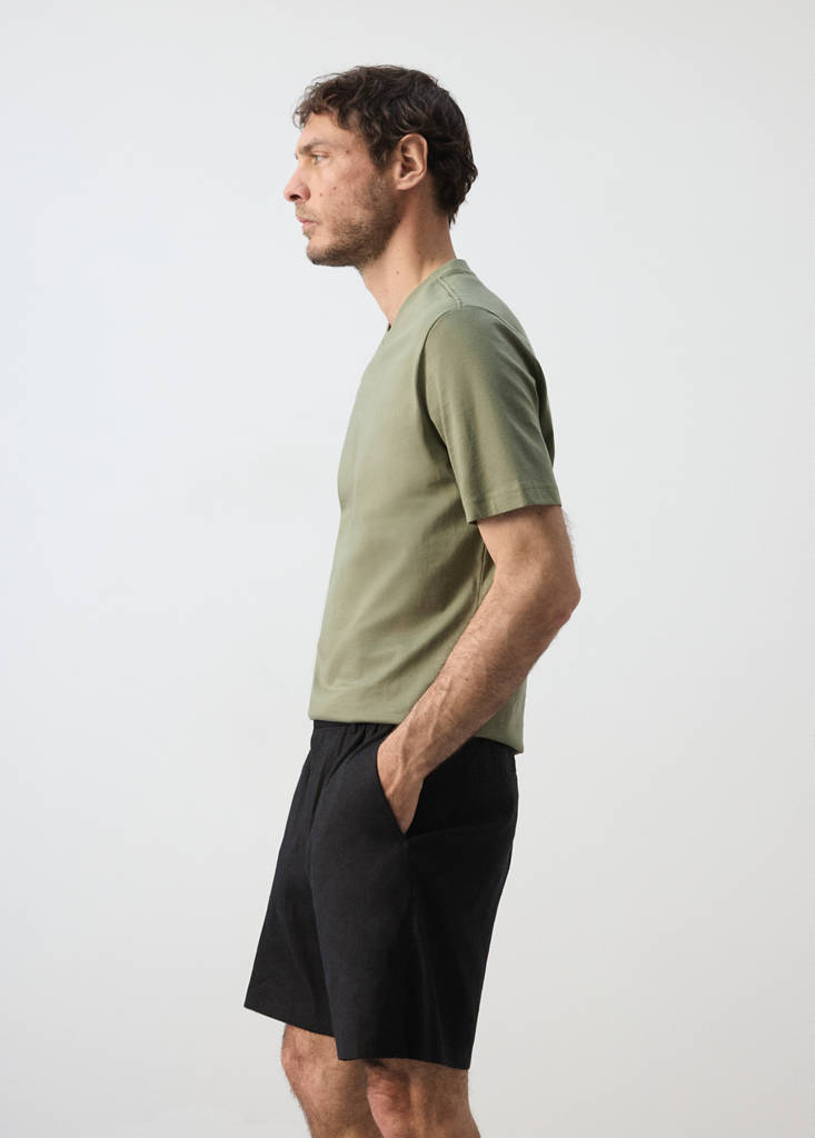 Slim fit T-shirt 180gsm — Khaki