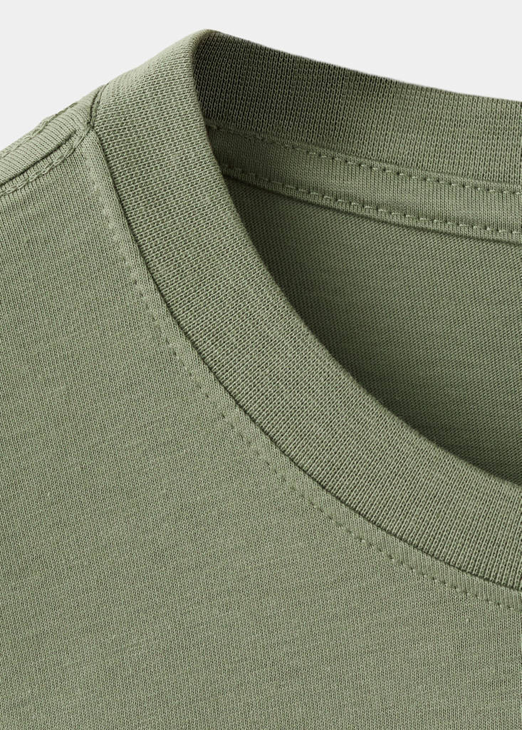 Slim fit T-shirt 180gsm — Khaki
