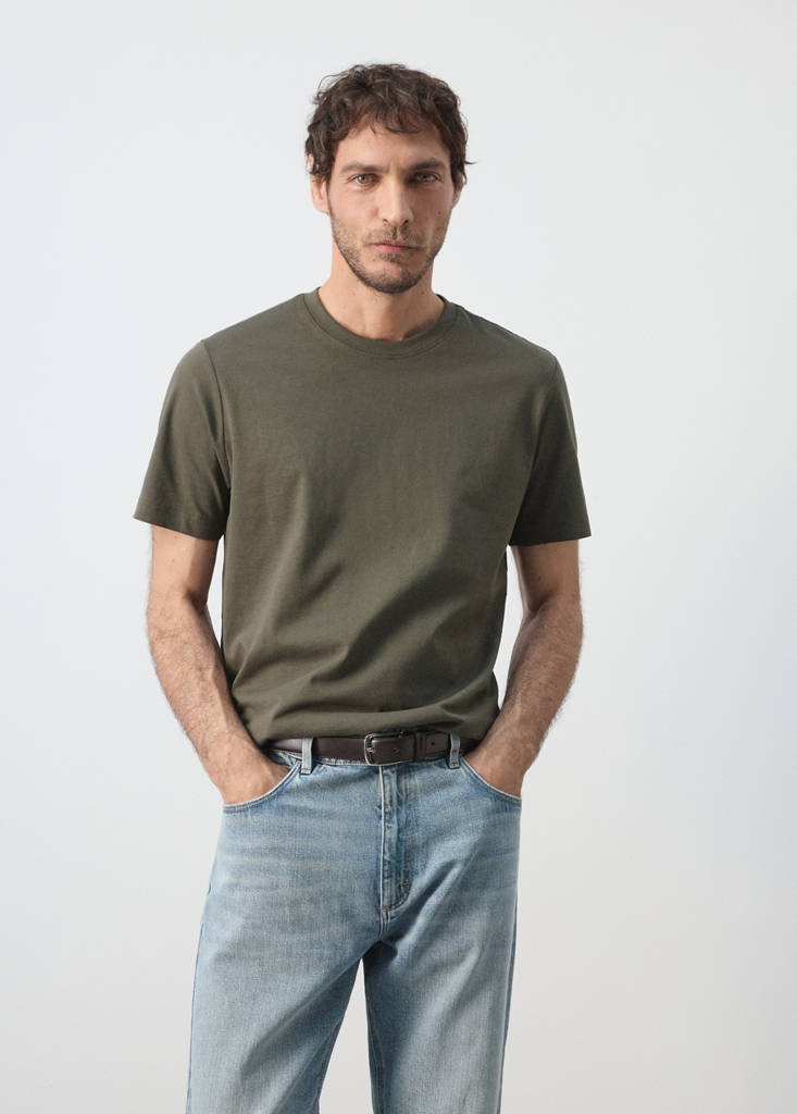 Slim fit T-shirt 180gsm — Dark Green