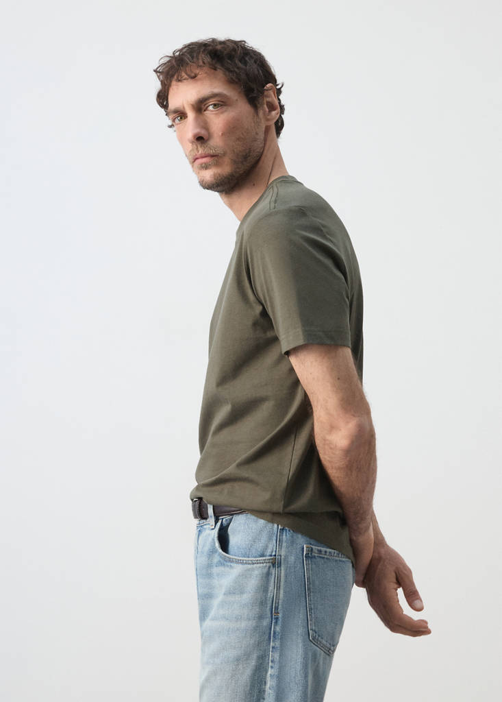 Slim fit T-shirt 180gsm — Dark Green