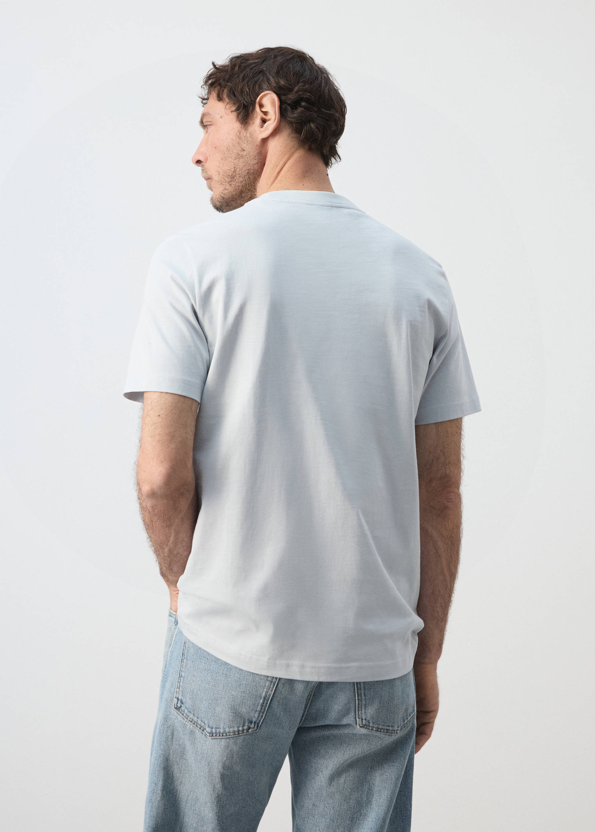 Kaus slim fit 180 gsm - Versi terbalik dari barang