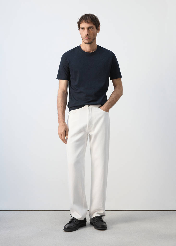 Slim fit T-shirt 180gsm — Navy