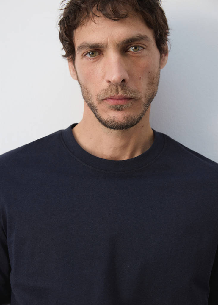 Slim fit T-shirt 180gsm — Navy