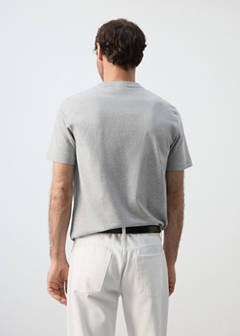 Slim fit T-shirt 180gsm — Dark Heather Grey 3