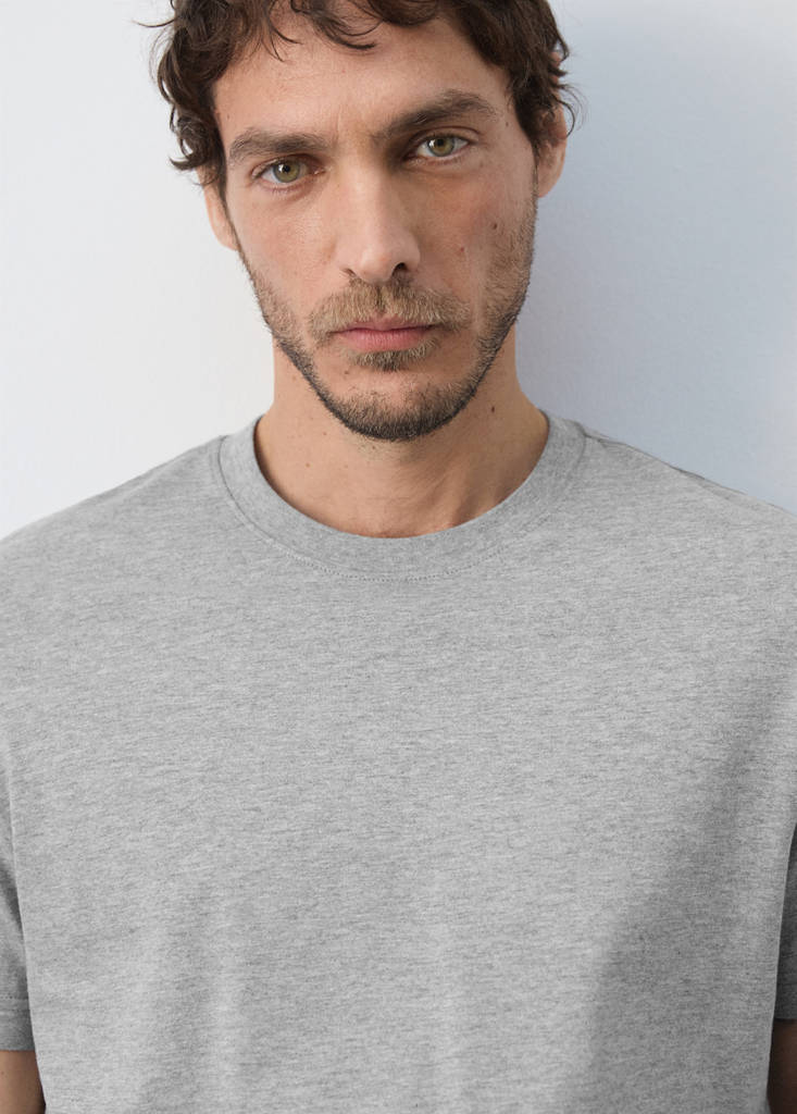 Slim fit T-shirt 180gsm — Dark Heather Grey