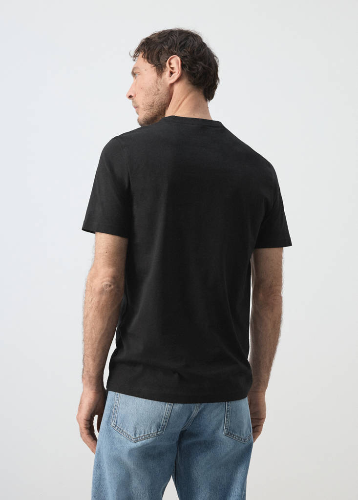 Slim fit T-shirt 180gsm — Black