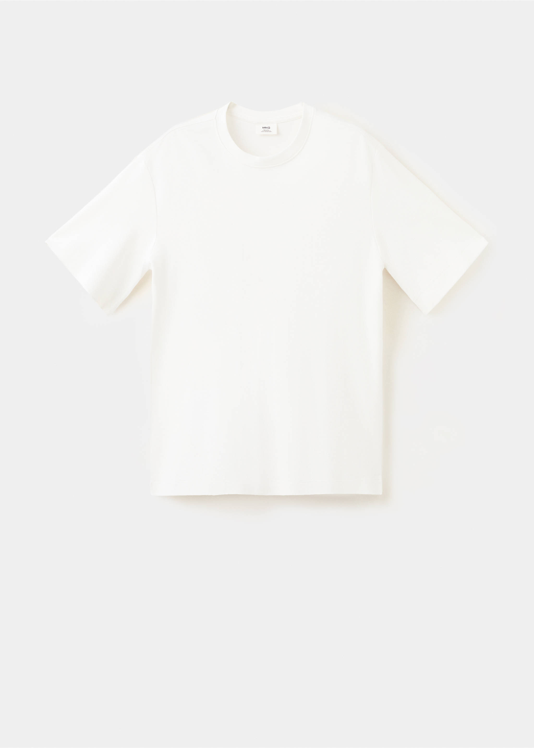 Regular fit T-shirt 200gsm - Article without model, Off White. Ref: 37011433-00.