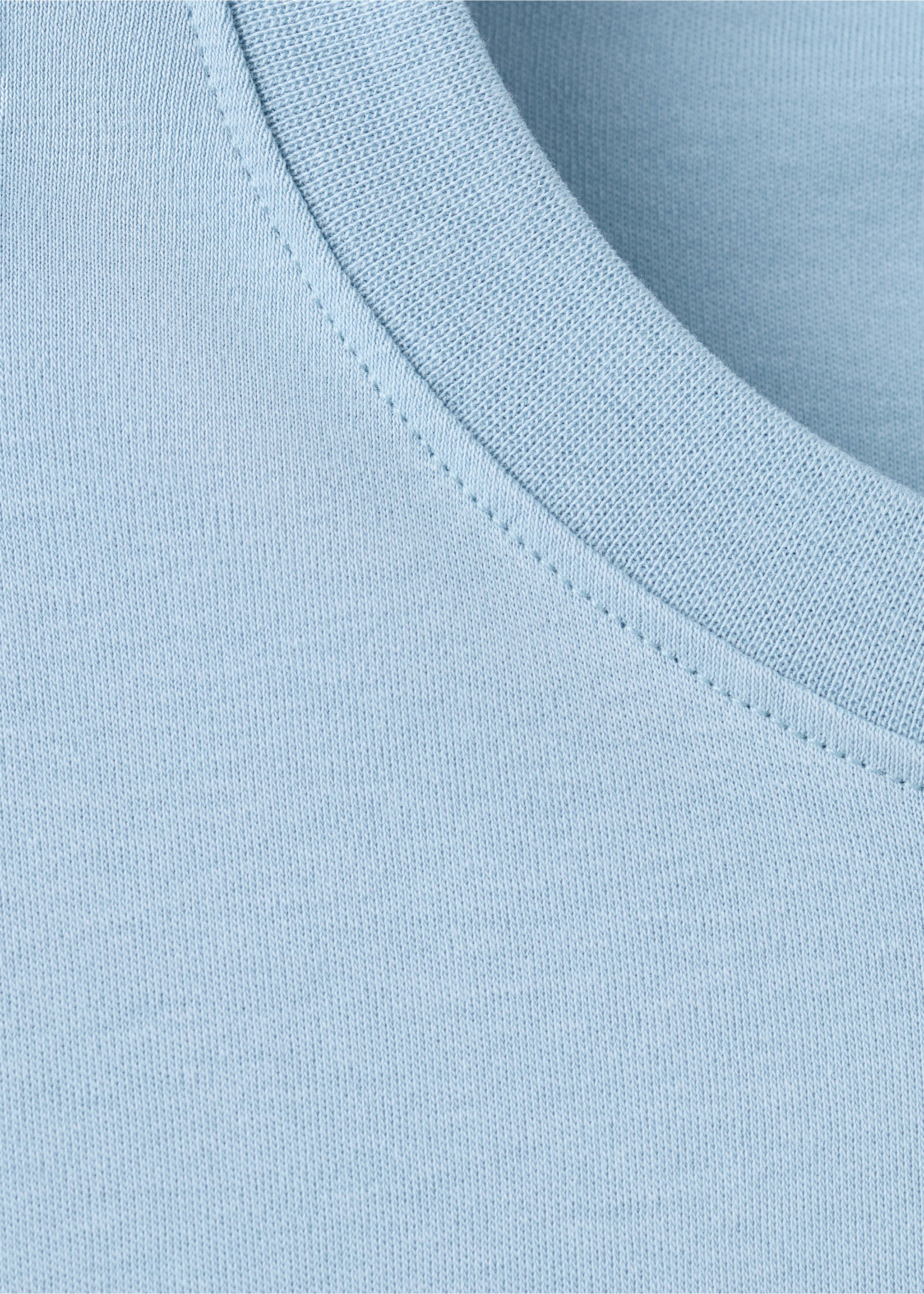 T-shirt coupe regular 200gsm - Détail de l'article 8, Vert d´eau. Ref: 37011433-00.