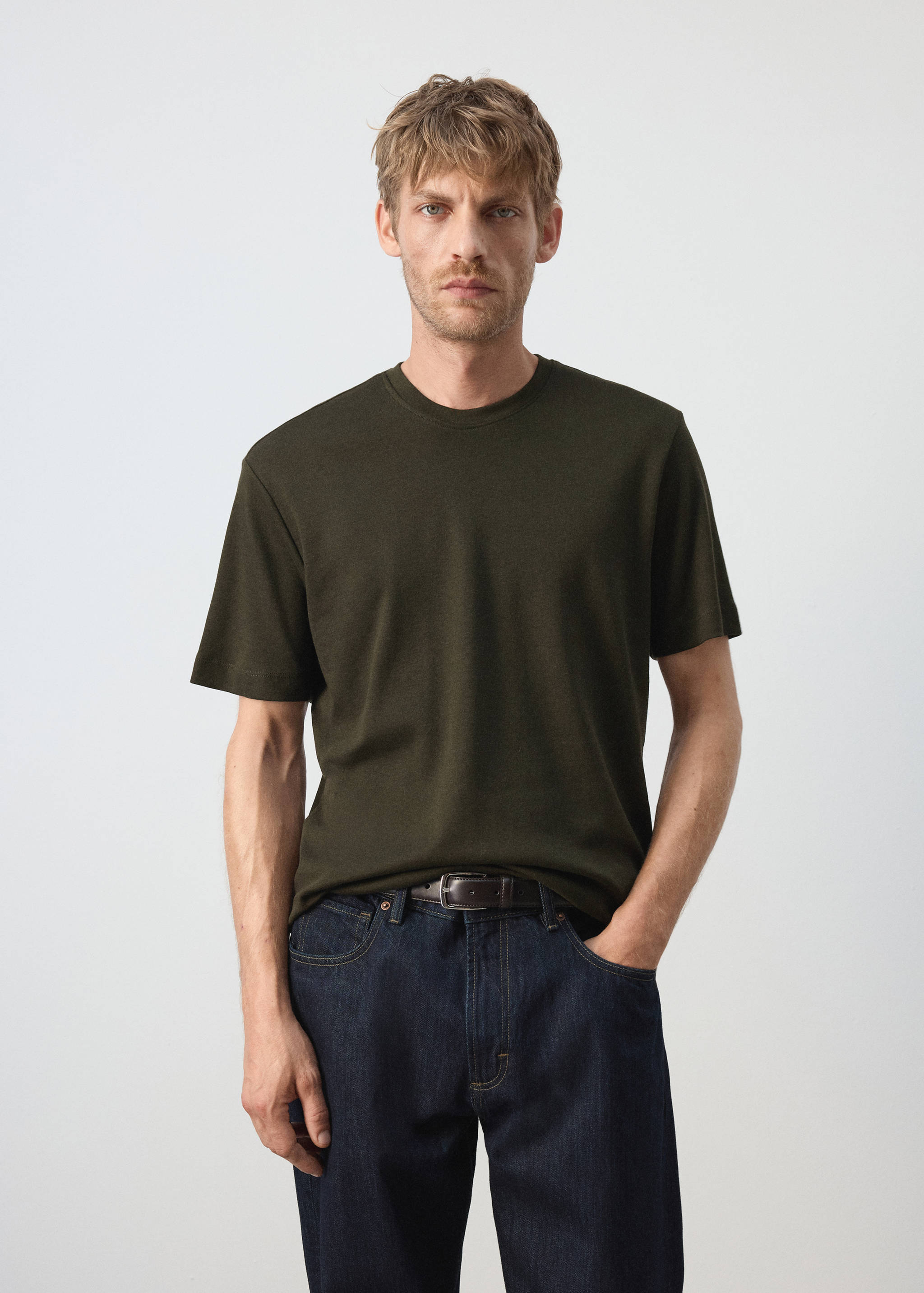T-shirt regular fit 200 g/m² - Plan moyen