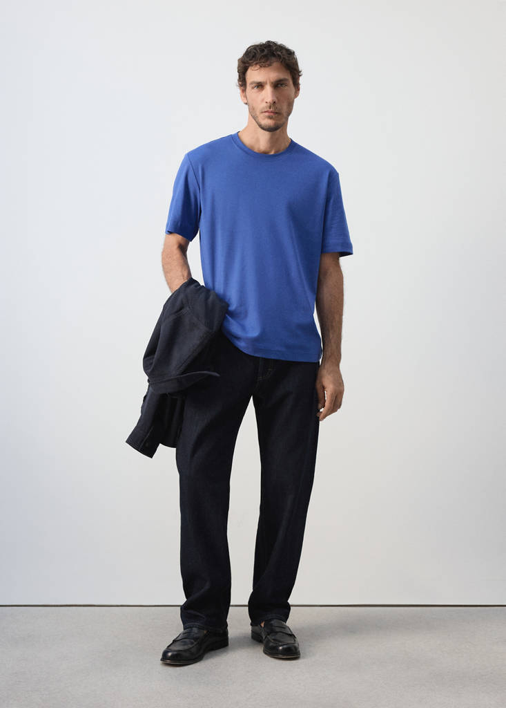 Regular fit T-shirt 200gsm — Ink Blue
