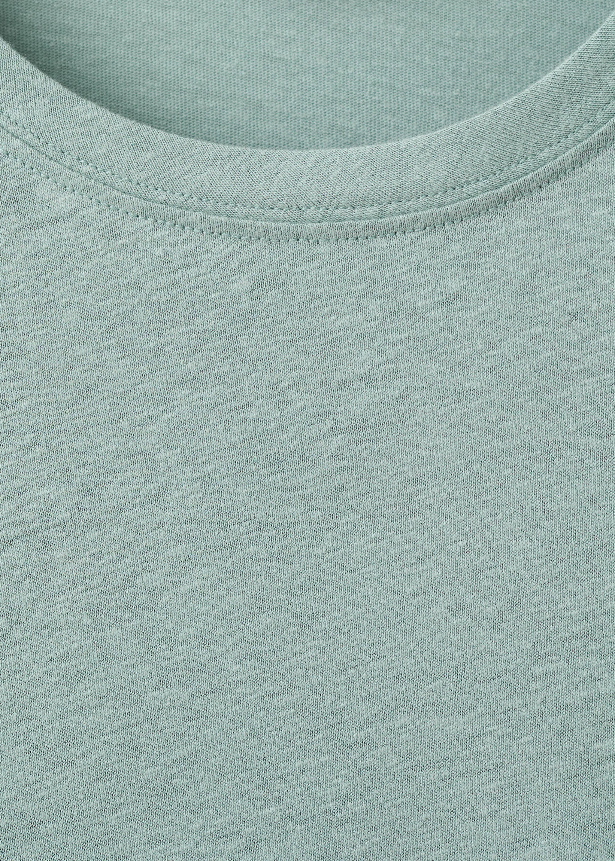 Knitted linen T-shirt - Details of the article 8