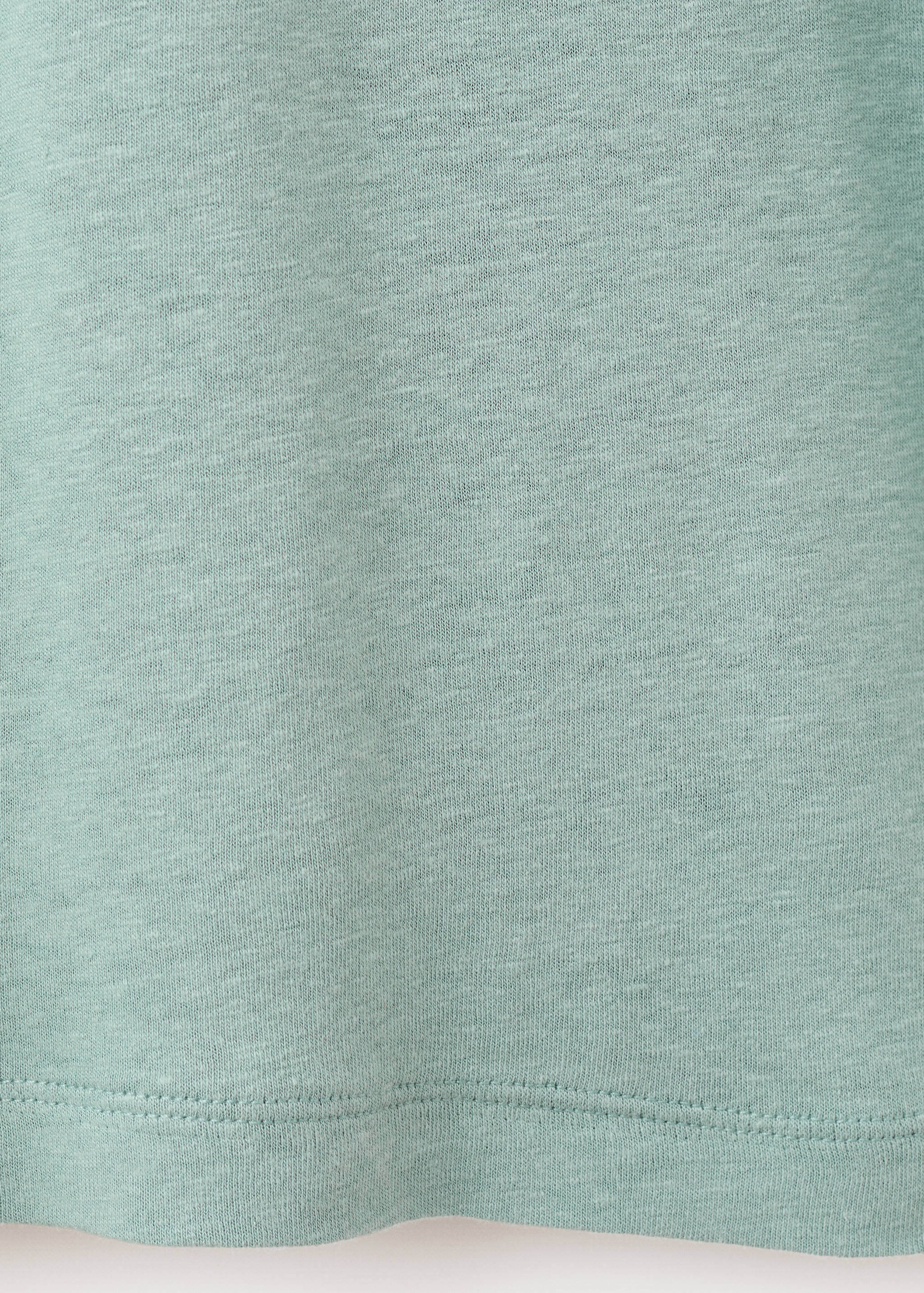 Knitted linen T-shirt - Details of the article 0