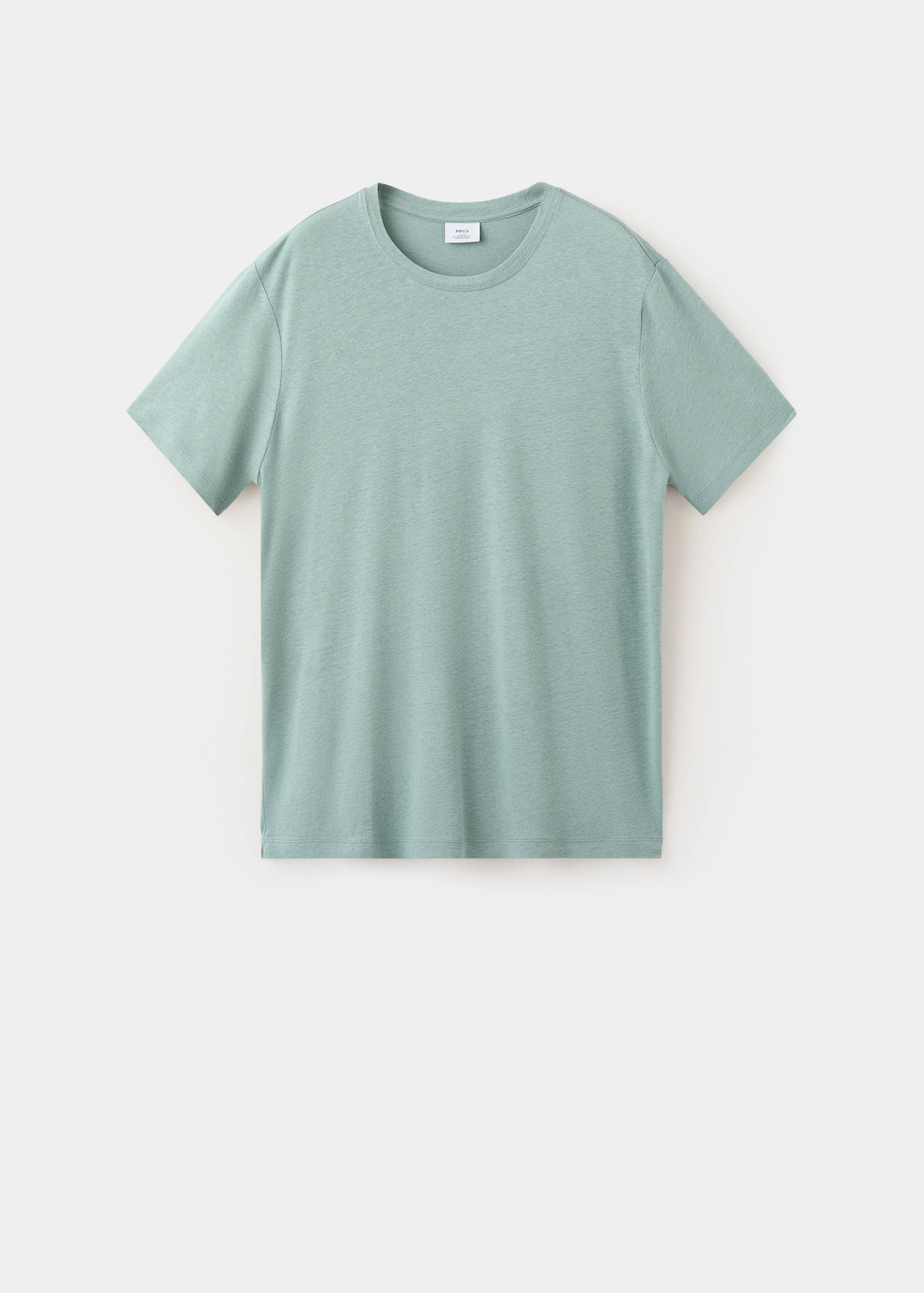 Knitted linen T-shirt - Article without model