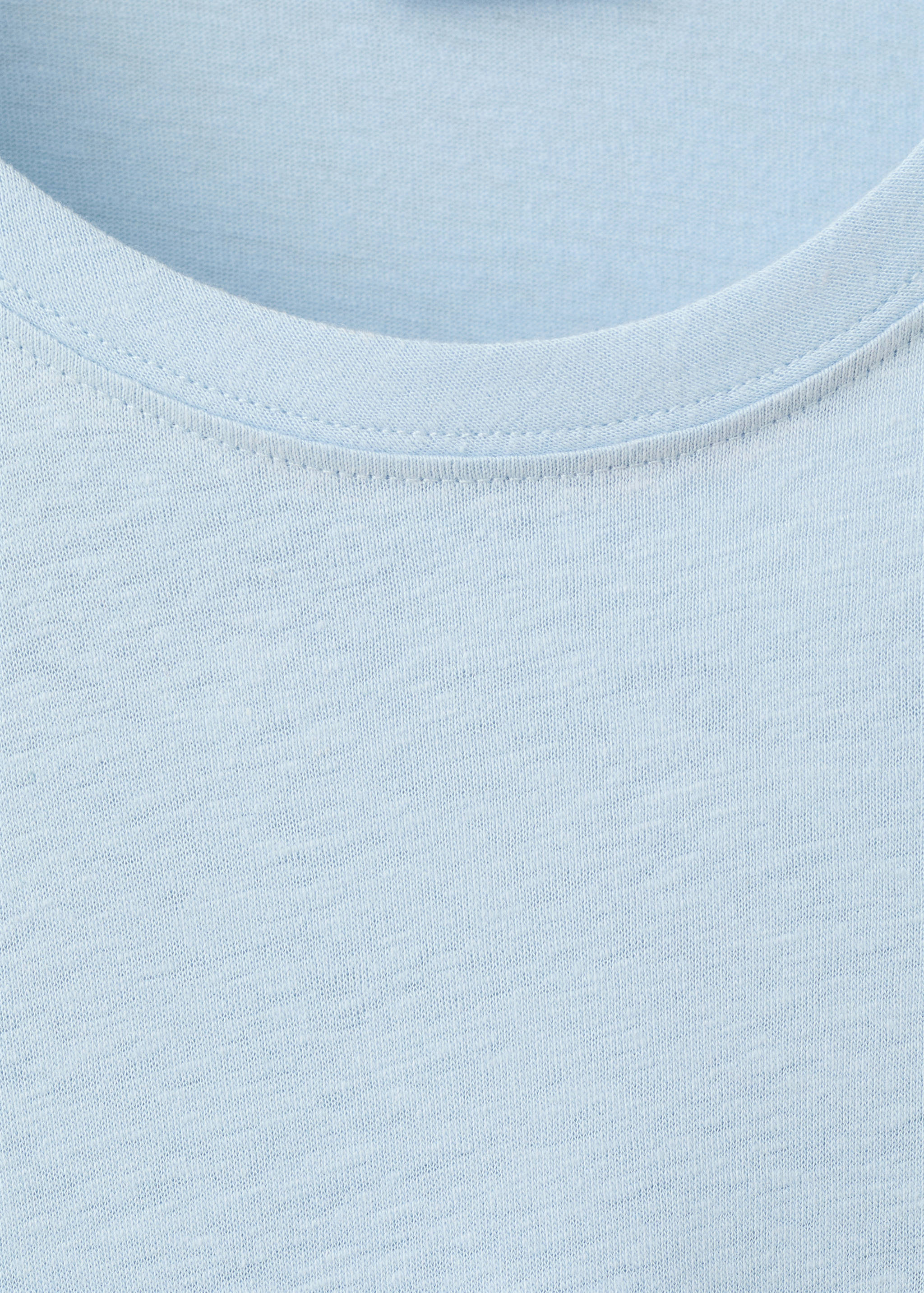 Knitted linen T-shirt - Details of the article 8