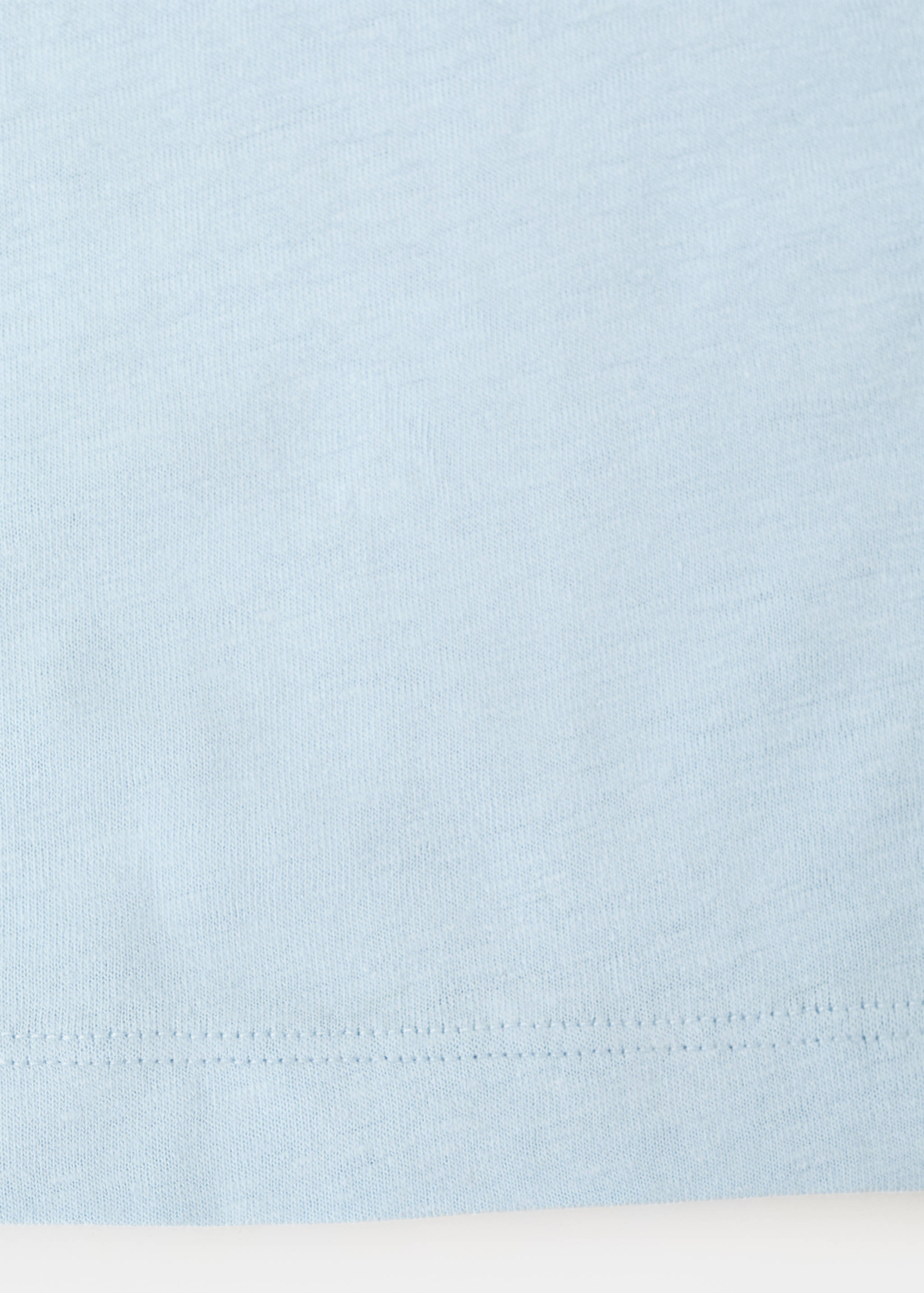 Knitted linen T-shirt - Details of the article 0