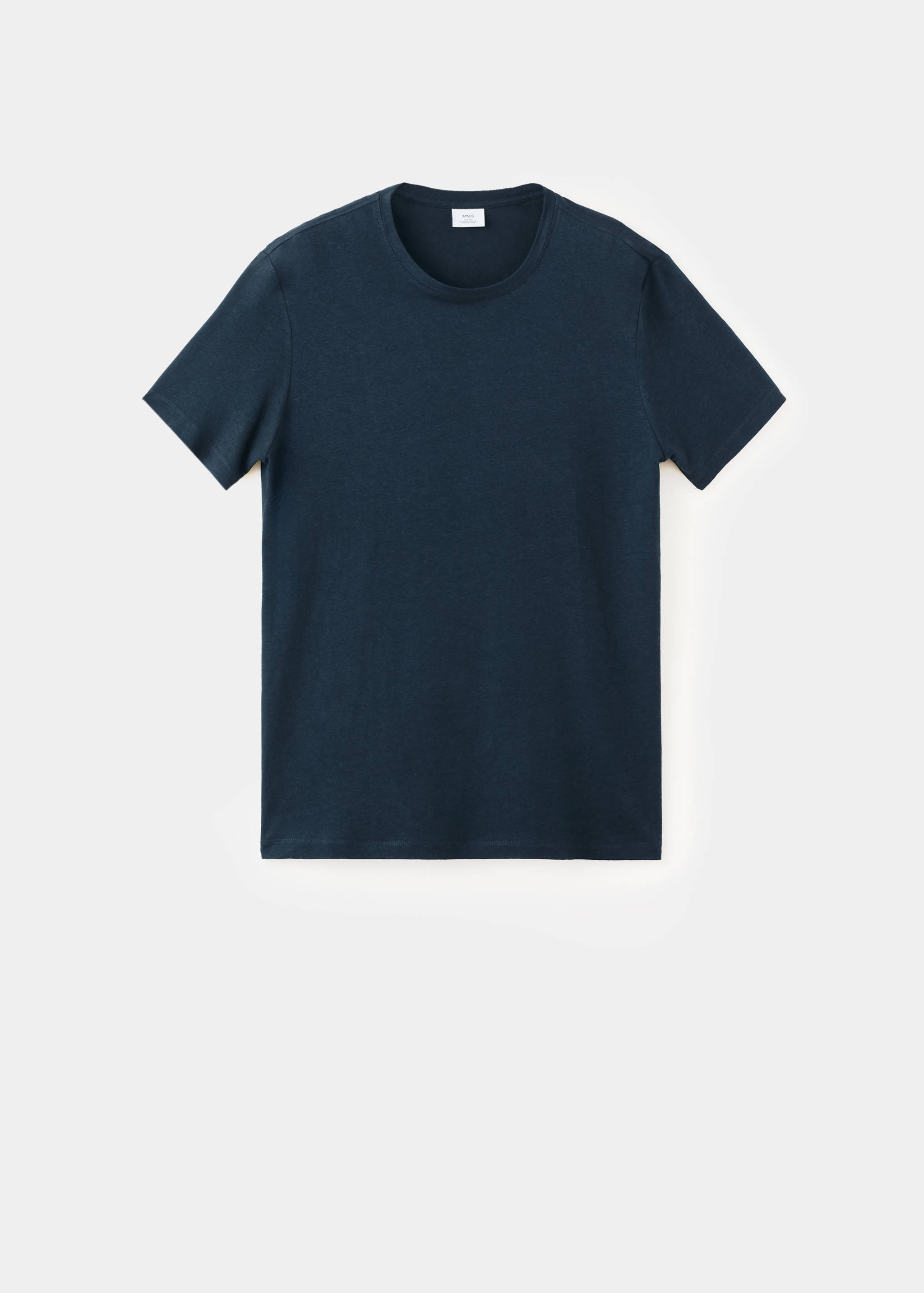 Knitted linen T-shirt - Article without model