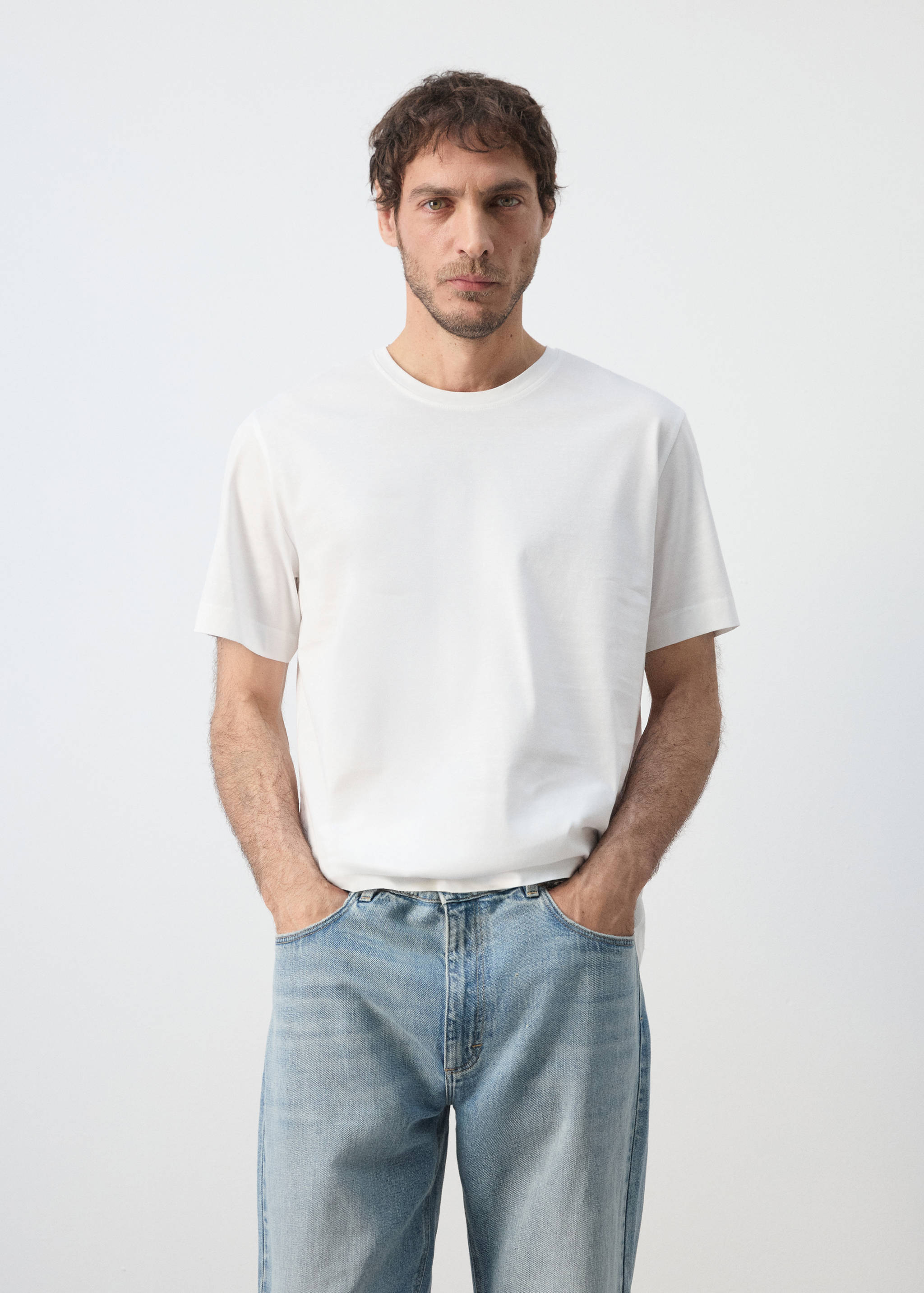 Regular fit t-shirt 190gsm - Medium plane