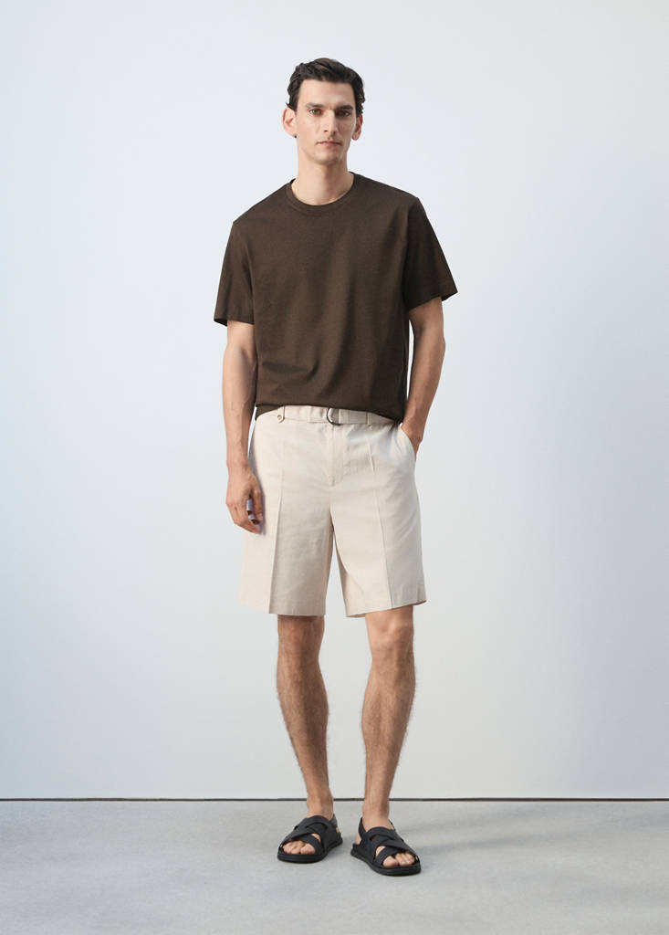 Regular fit T-shirt 190gsm — Brown