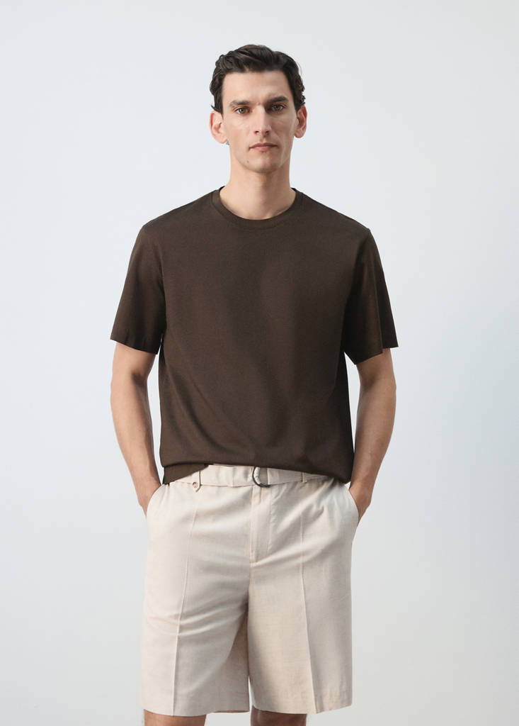 Regular fit T-shirt 190gsm — Brown