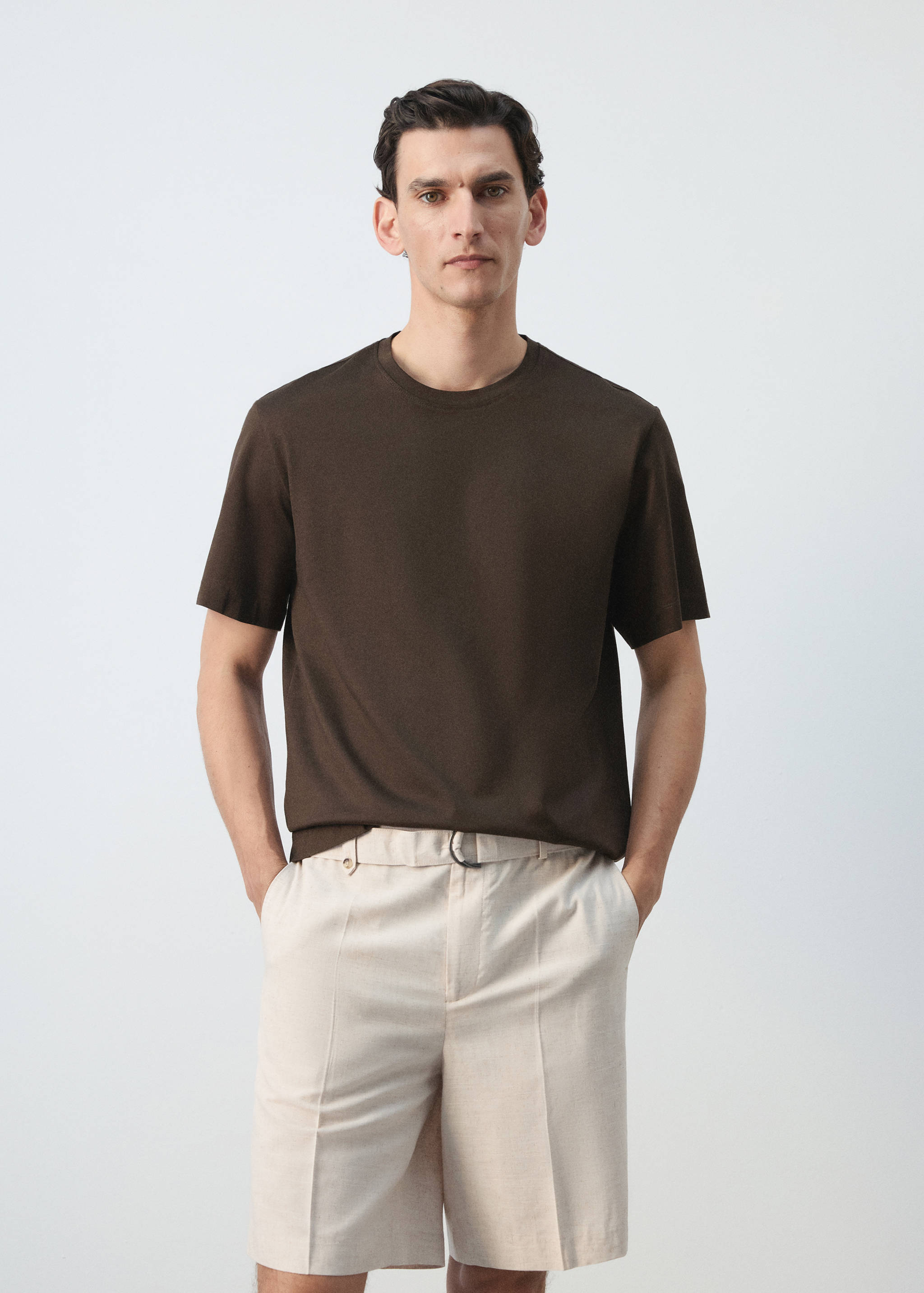 Regular fit t-shirt 190gsm - Medium plane