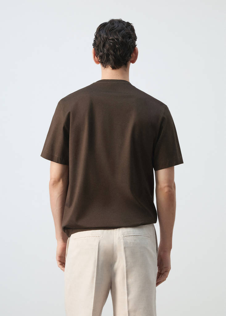 Regular fit T-shirt 190gsm — Brown