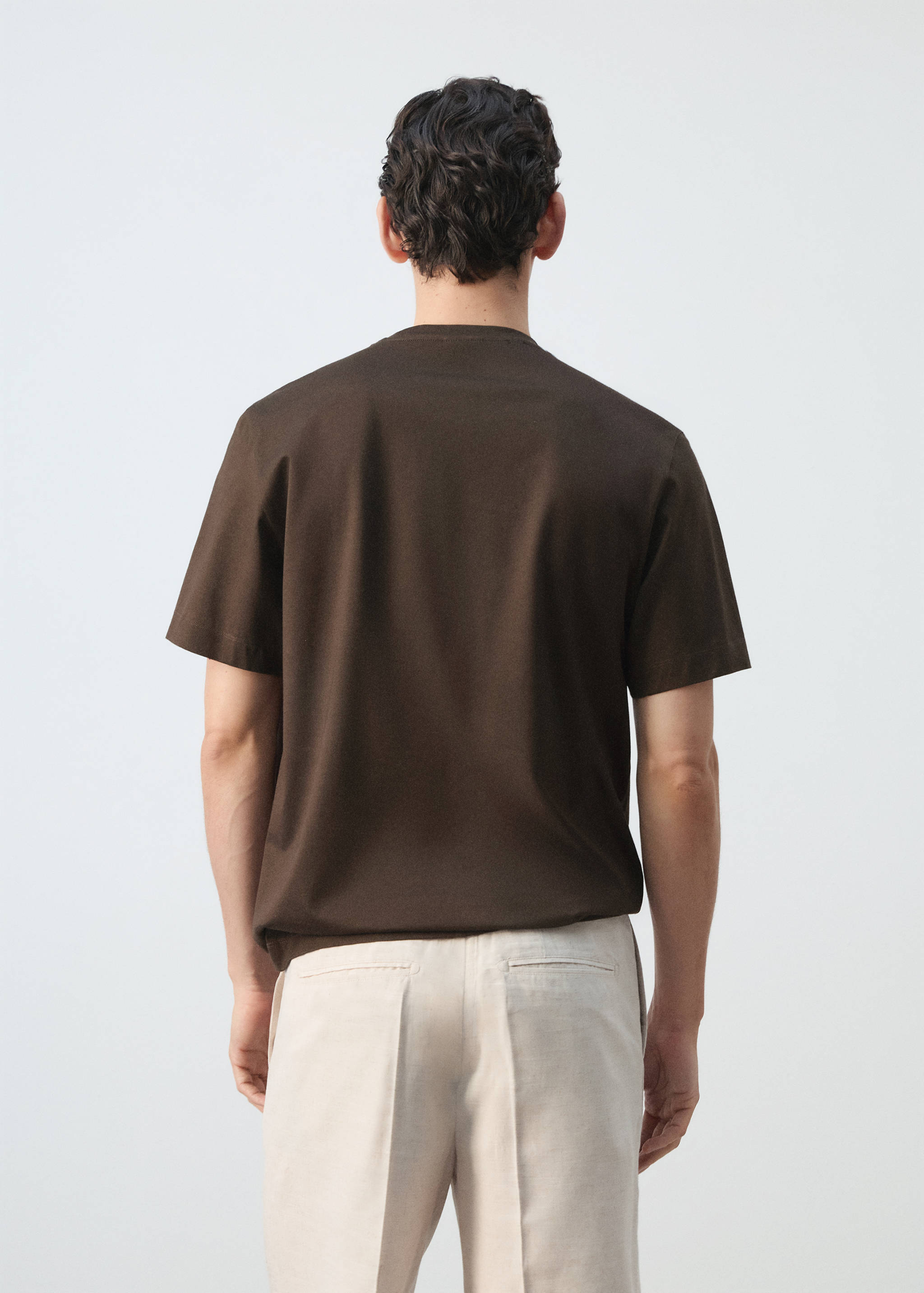 Regular fit t-shirt 190gsm - Reverse of the article