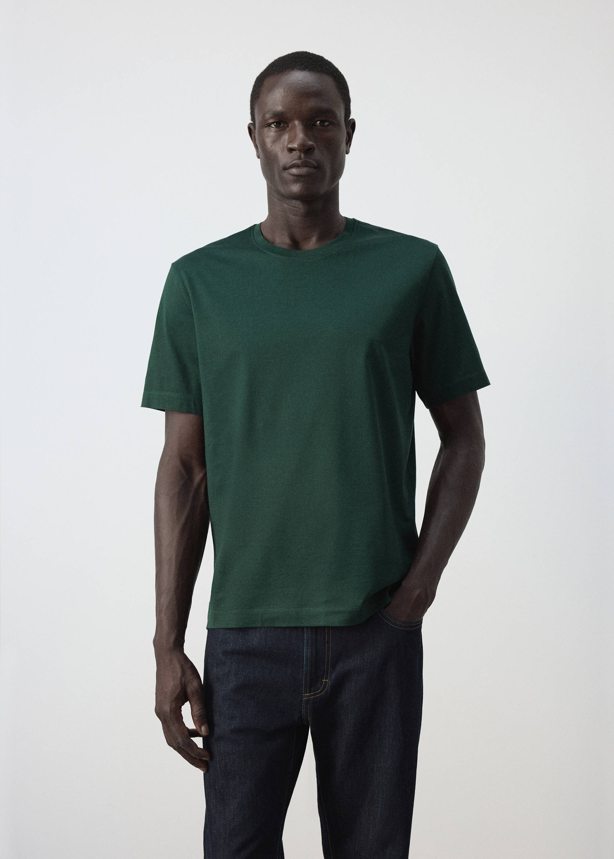Regular fit T-shirt 190gsm - Medium plane