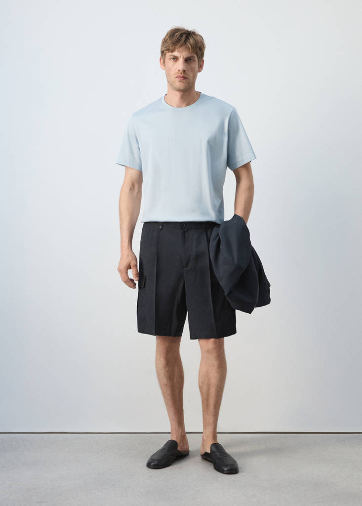 Regular fit T-shirt 190gsm — China Blue