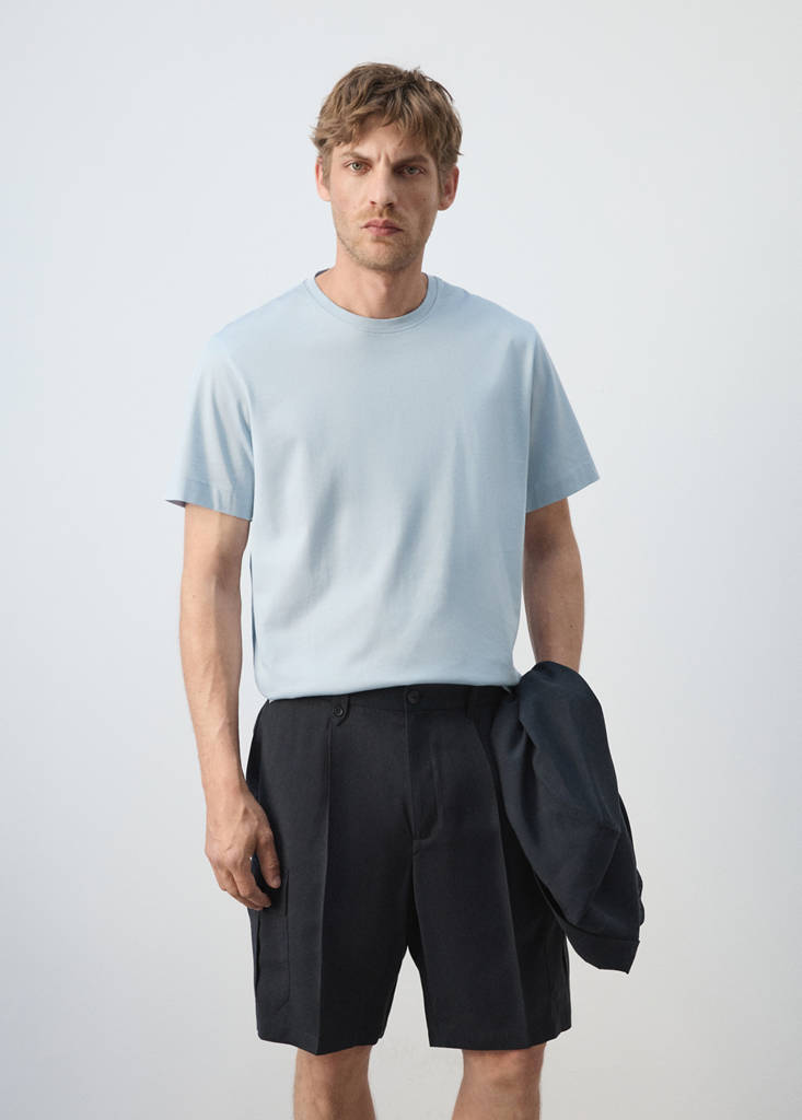 Regular fit T-shirt 190gsm — China Blue