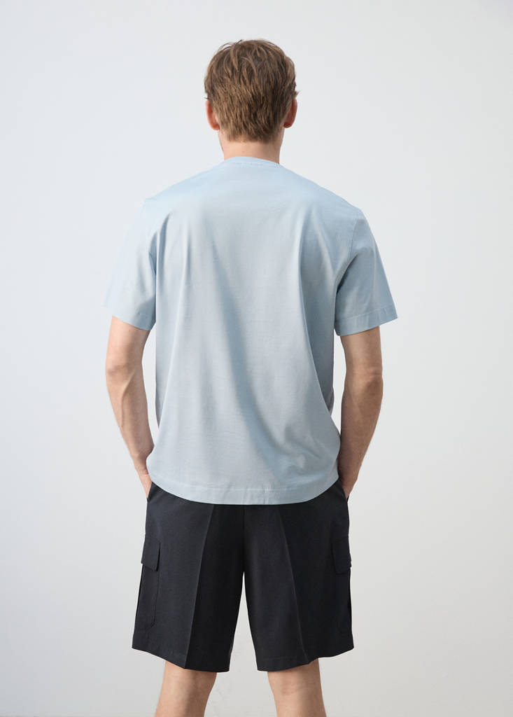 Regular fit T-shirt 190gsm — China Blue