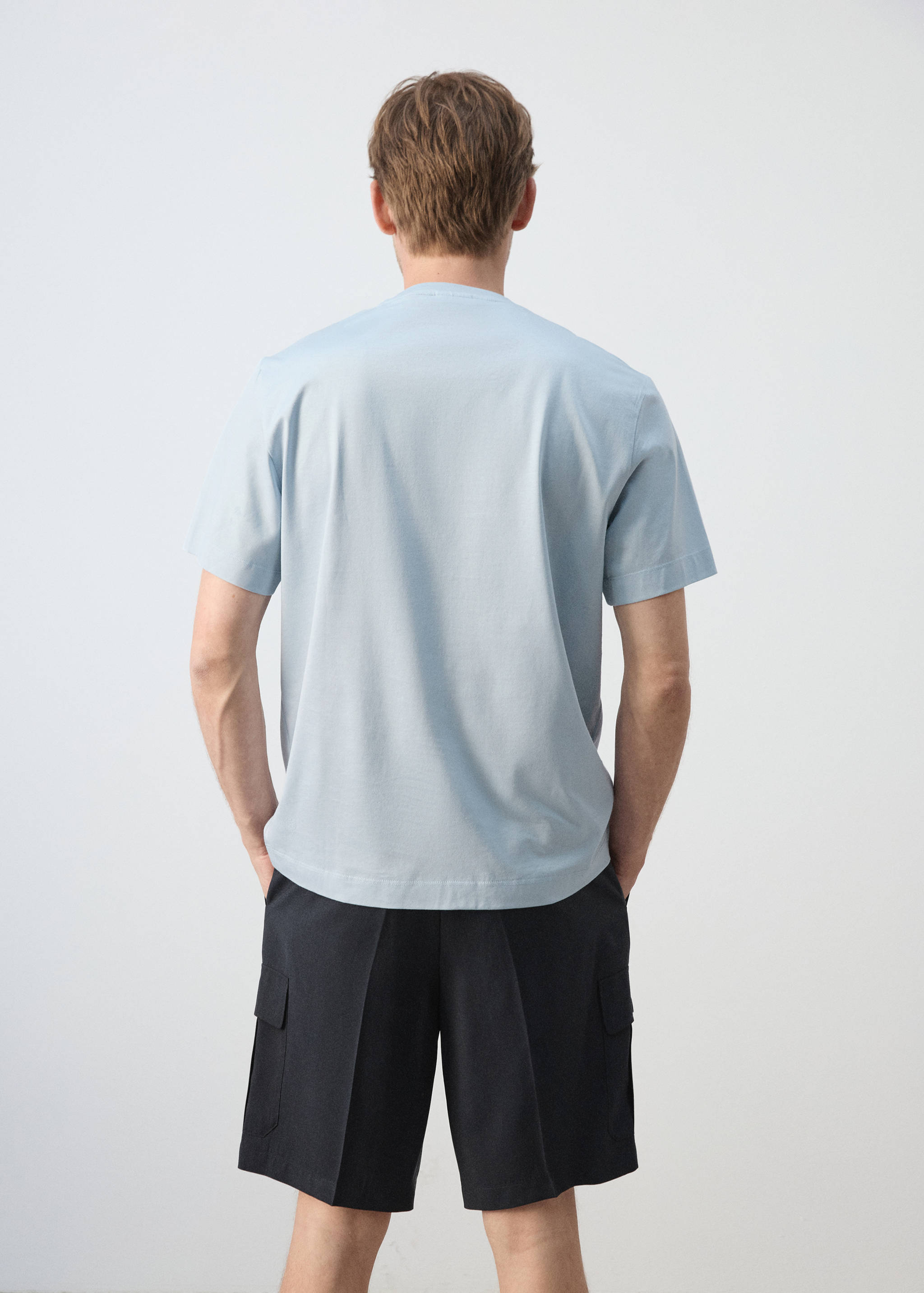 Regular fit t-shirt 190gsm - Reverse of the article