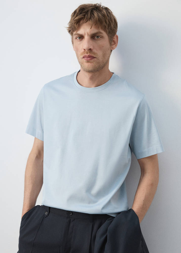 Regular fit T-shirt 190gsm — China Blue