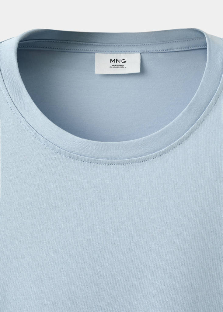 Regular fit T-shirt 190gsm — China Blue