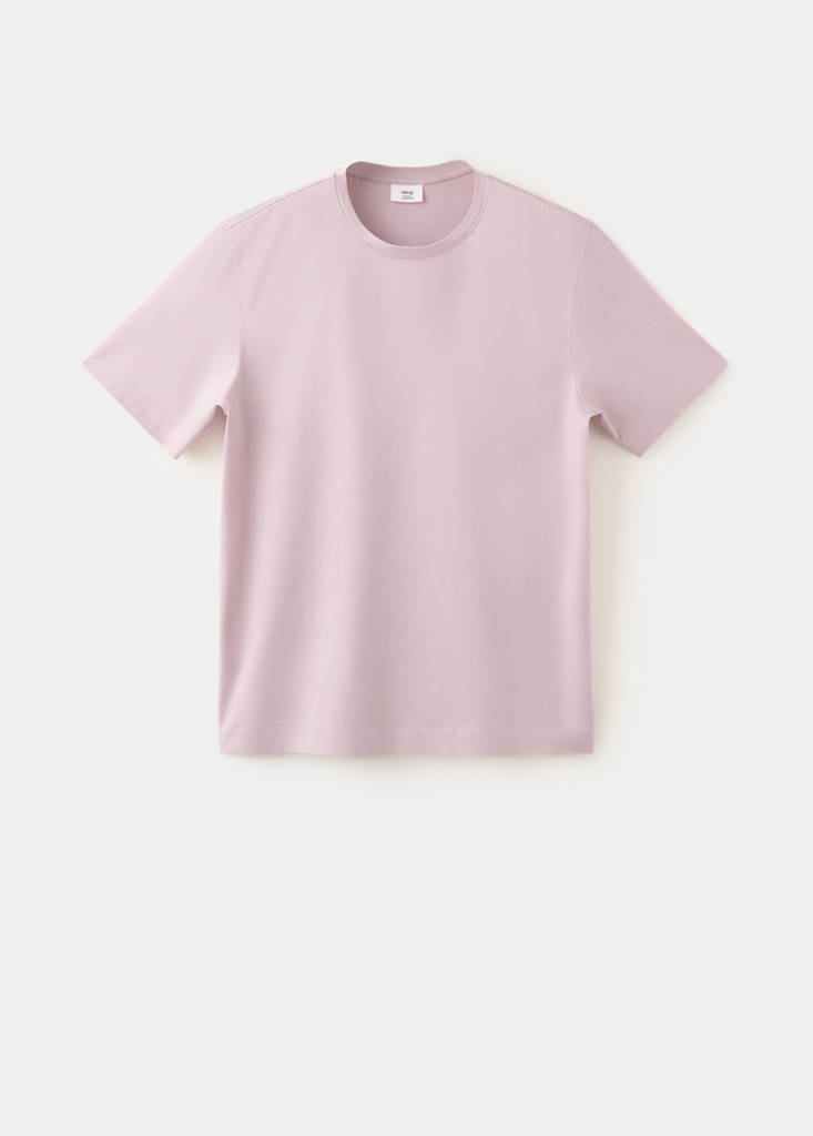Regular fit T-shirt 190gsm — Pale Pink