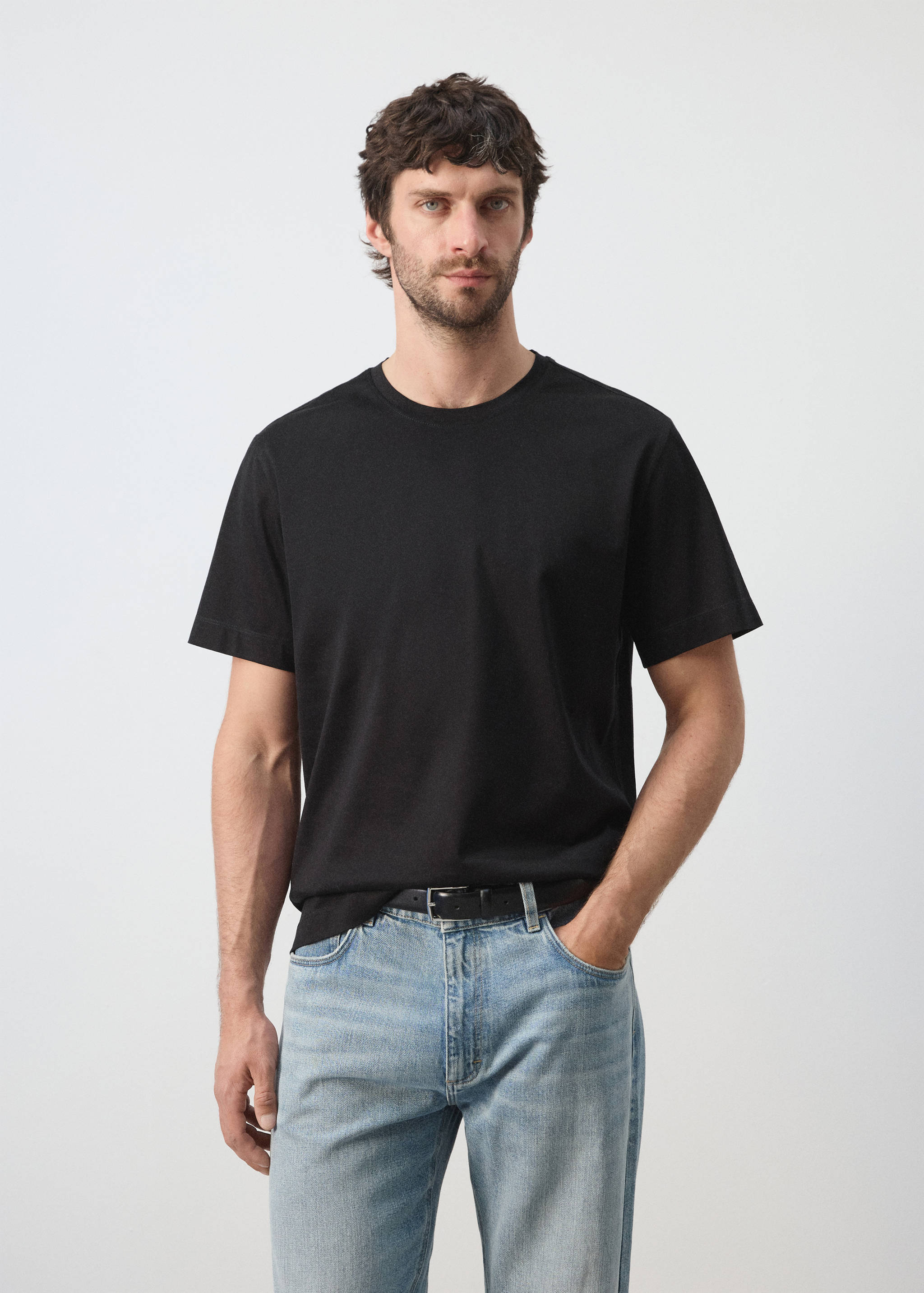 Regular fit t-shirt 190gsm - Medium plane