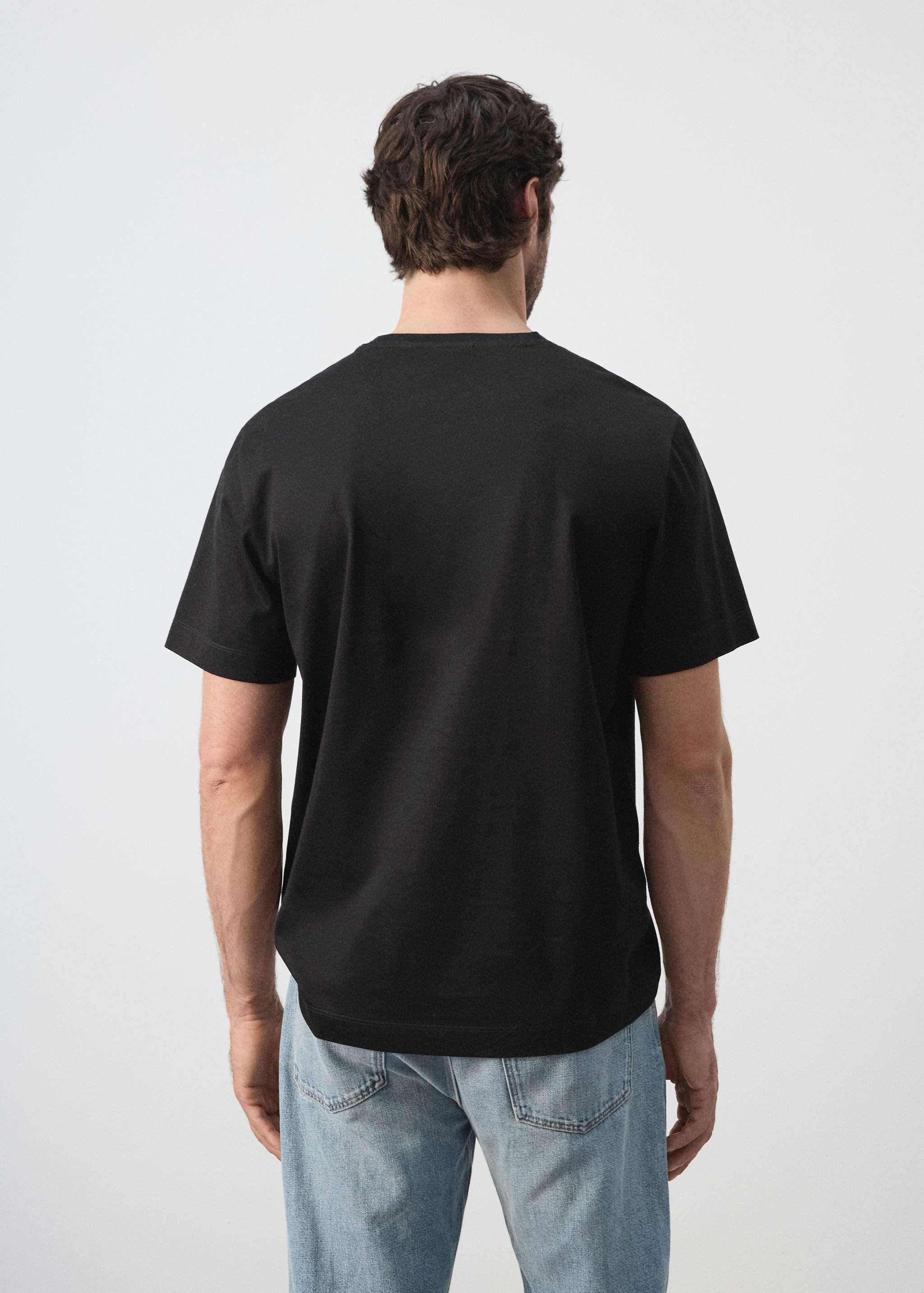 Regular fit t-shirt 190gsm - Reverse of the article