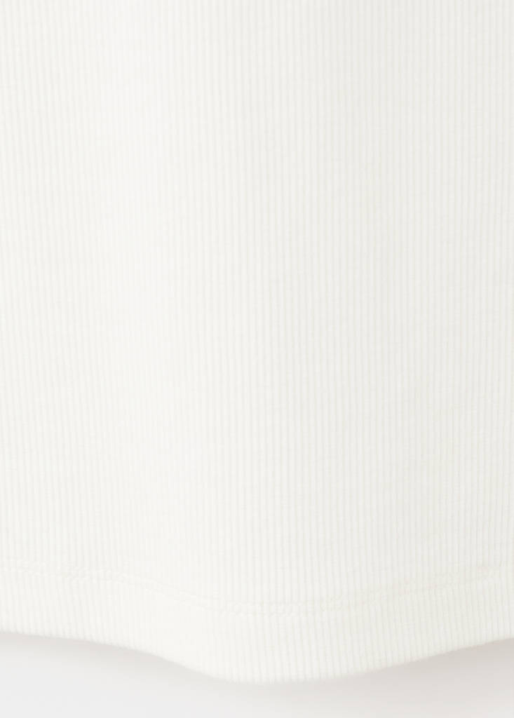 Slim-fit cotton tank top — Off White