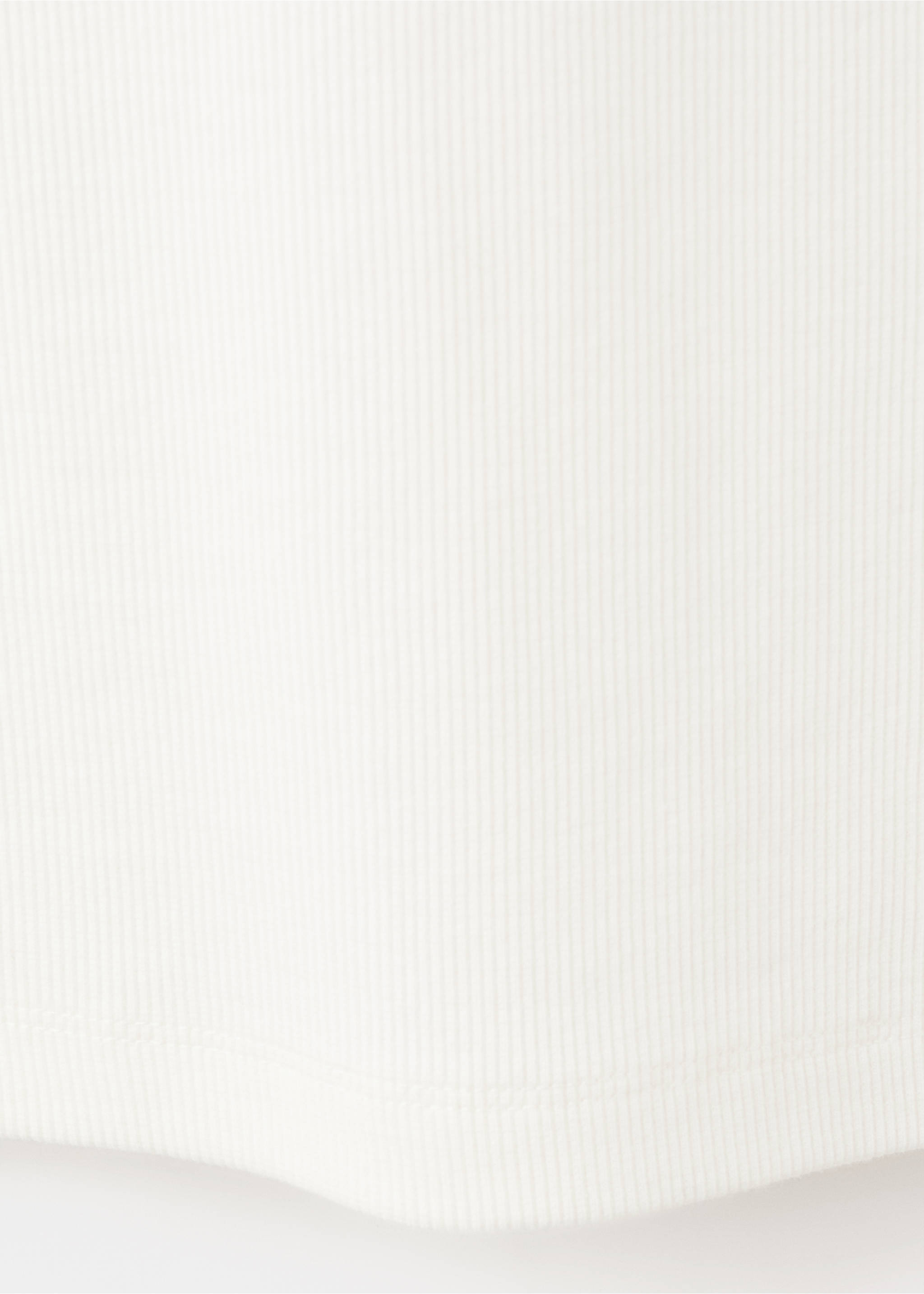 Samarreta slim fit cotó tirants - Detall de l'article 0, Blanc trencat. Ref: 37011438-00.