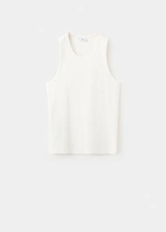 Slim-fit cotton tank top — Off White 6
