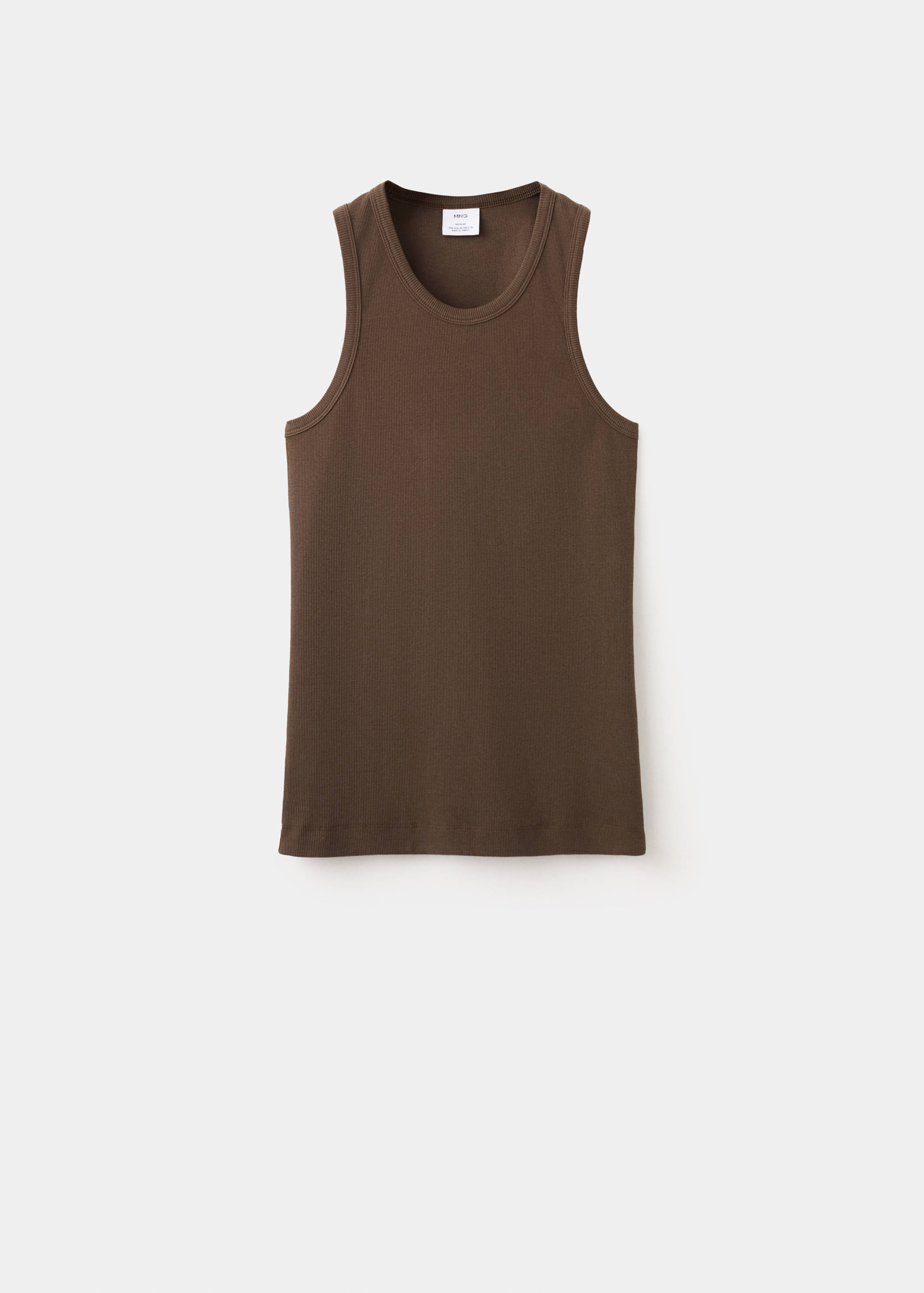 Samarreta slim fit cotó tirants - Article sense model