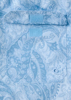 Printed drawstring swimming costume — Sky Blue 10