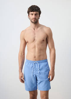 Basic drawstring swimsuit — China Blue 1