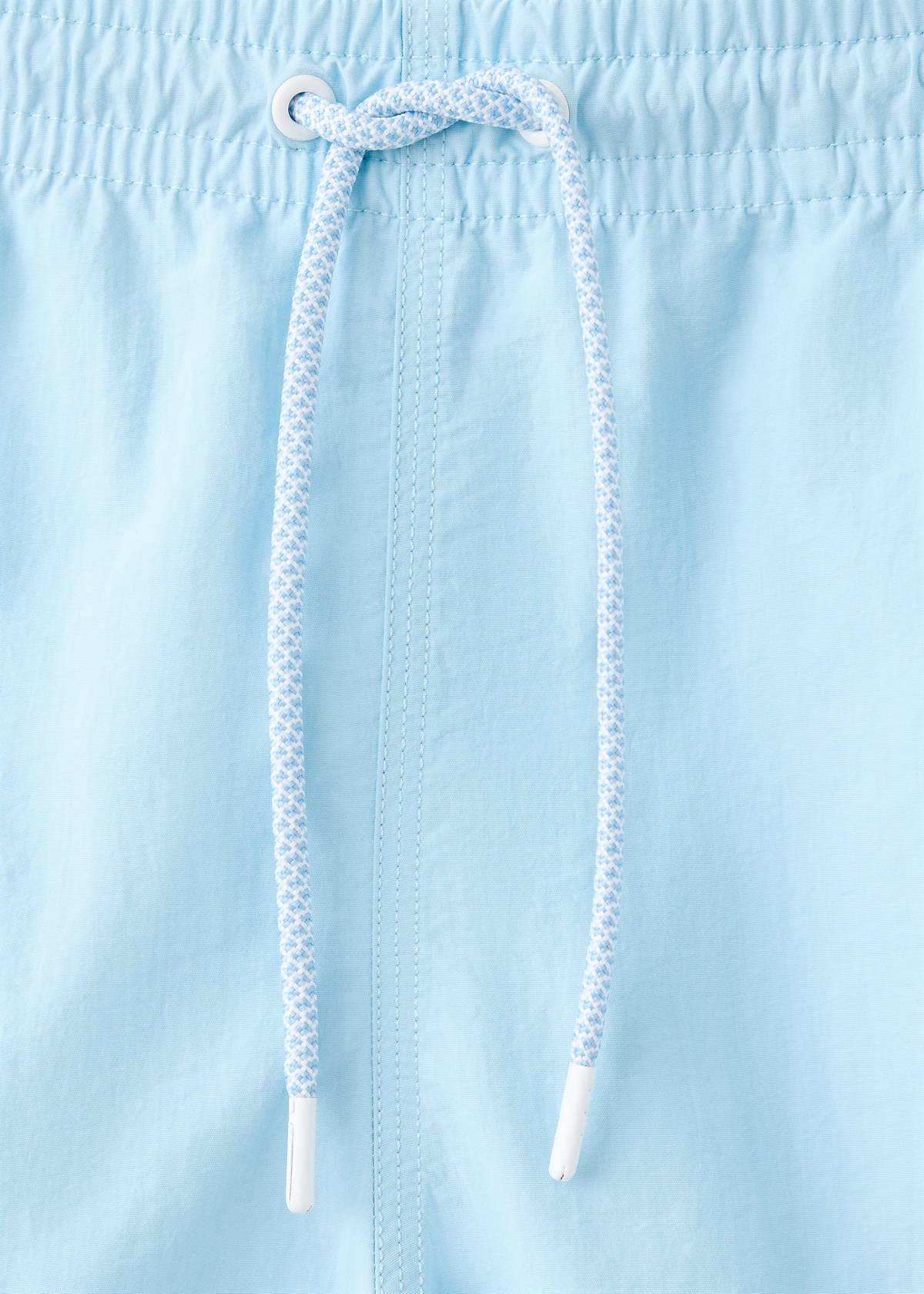 Basic drawstring swimsuit — Blue