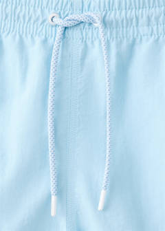 Basic drawstring swimsuit — Blue 9