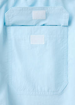 Basic drawstring swimsuit — Blue 10