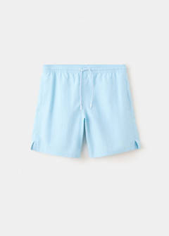 Basic drawstring swimsuit — Blue 8