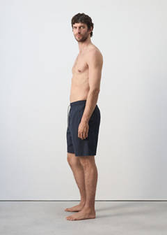 Basic drawstring swimsuit — Navy 5