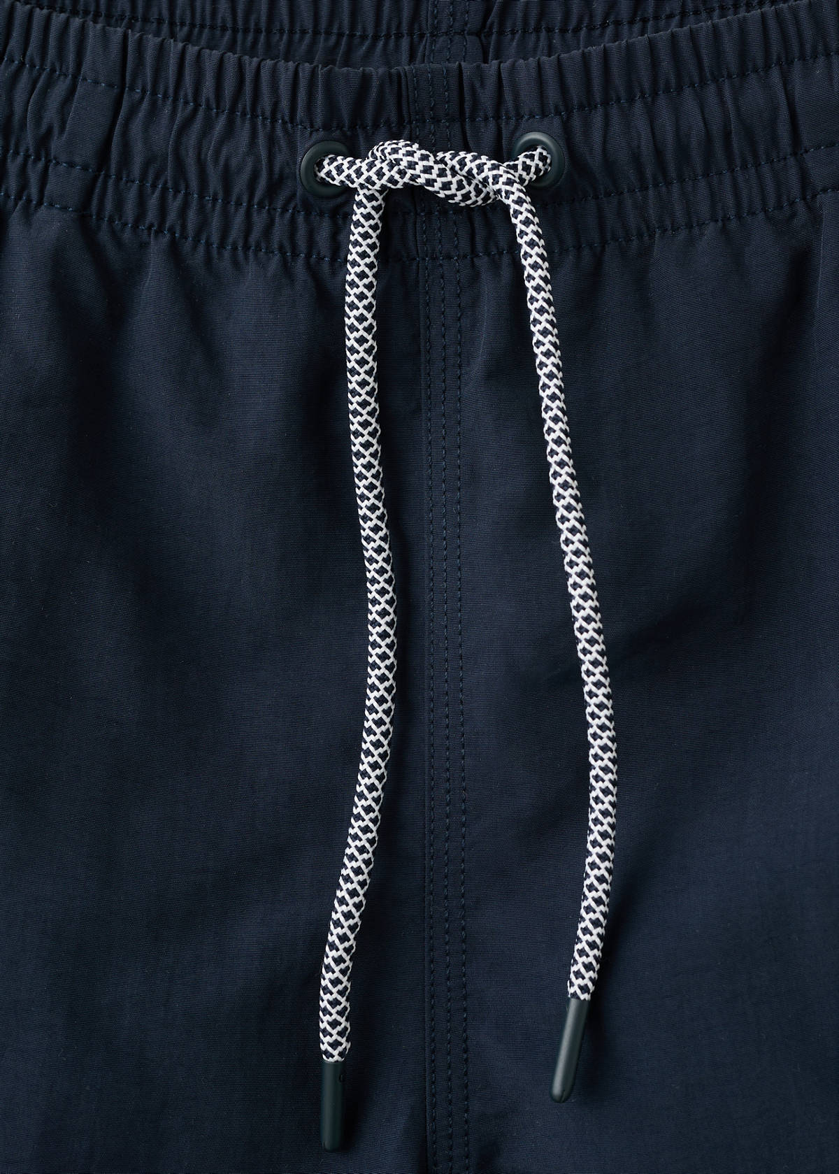 Basic drawstring swimsuit — Navy